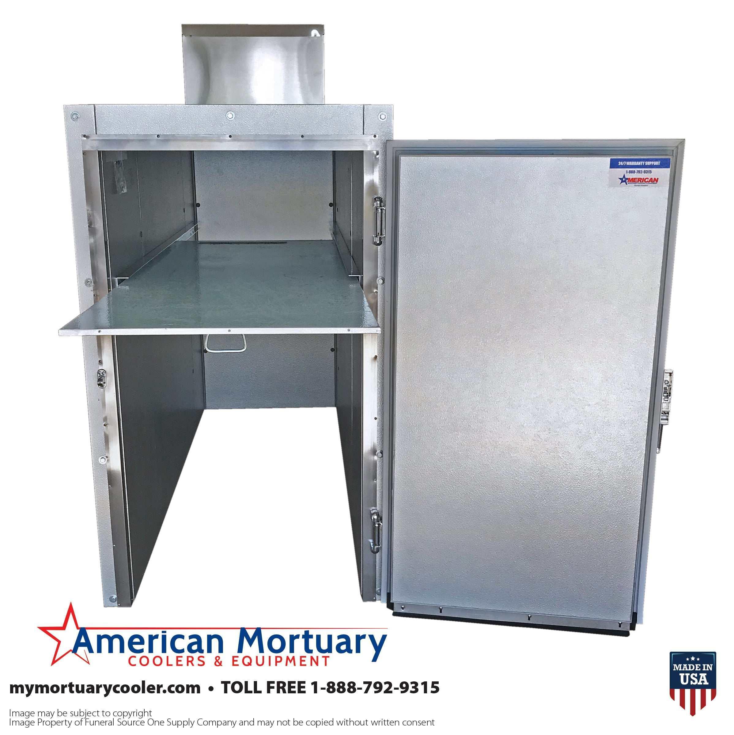 2-Body Roll-In Mortuary Cooler | American Mortuary Coolers