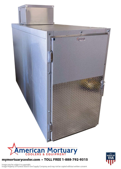 2-Body Roll-In Mortuary Cooler | American Mortuary Coolers - American Mortuary Coolers Powered by Funeral Source One Supply Company 