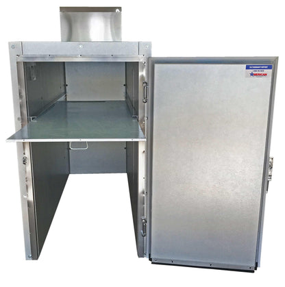 2-Body Roll-In Mortuary Cooler | American Mortuary Coolers - American Mortuary Coolers Powered by Funeral Source One Supply Company 