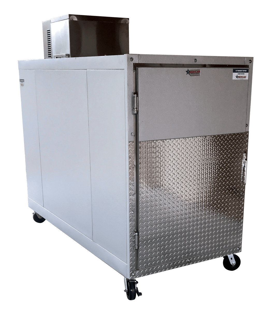 3 Body Oversized Mortuary Freezer - AMC Model 3BX - F - American Mortuary Coolers & Equipments