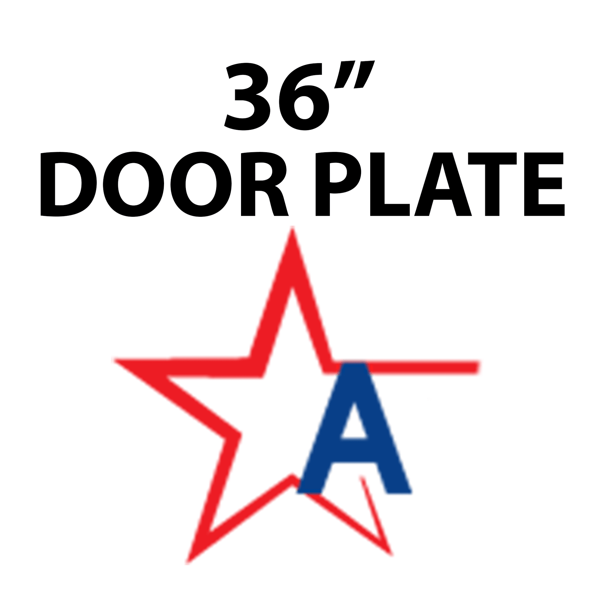 Add 36" Door Plate - American Mortuary Coolers Powered by Funeral Source One Supply Company 