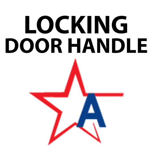 Add Locking Door Handle - American Mortuary Coolers Powered by Funeral Source One Supply Company 