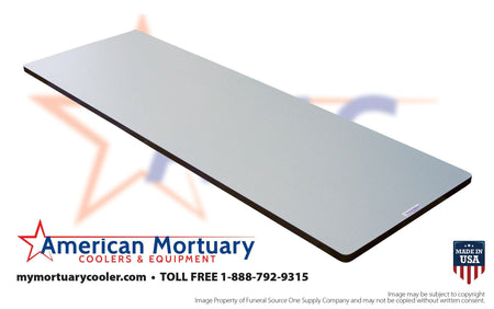 Ultra-Tough Laminated Mortuary Body Boards with Rubber Edge