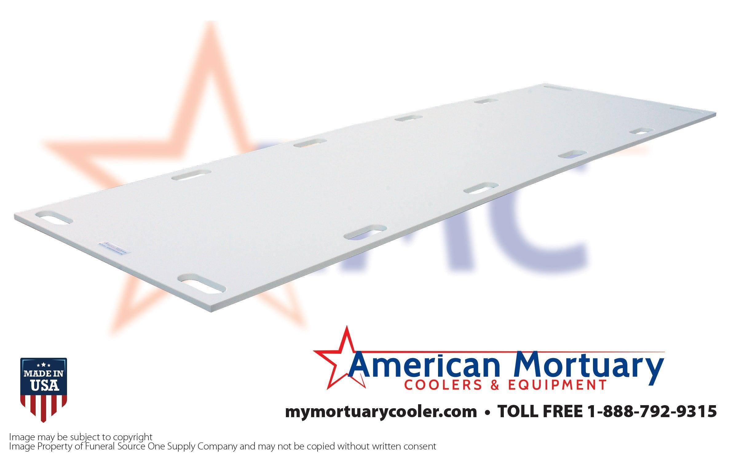 HD Mortuary Plastic Storage Board Single