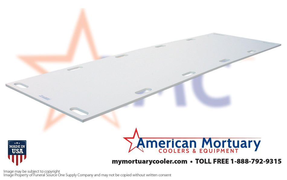 HD Mortuary Plastic Storage Board Single