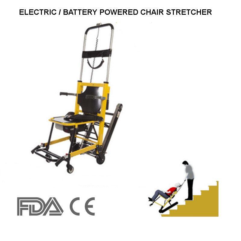 Battery Powered Chair Stair Stretcher - American Mortuary Coolers Powered by Funeral Source One Supply Company 