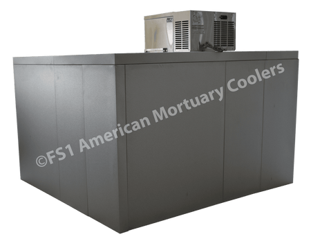 American Mortuary TR3 Triple Cot Roll - In Mortuary Cooler | 100% American - Made Body Storage | Plug & Play with 115V Power | Durable and Reliable - American Mortuary Coolers & Equipments