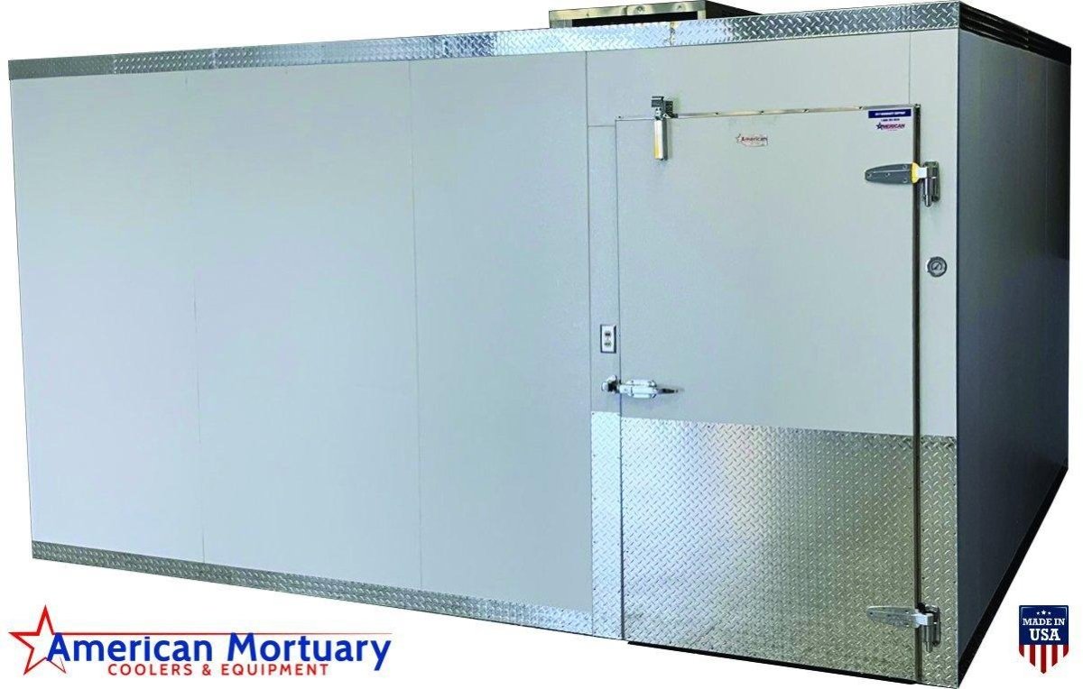 Model 2000-1020 cadaver cooler with white insulated panels