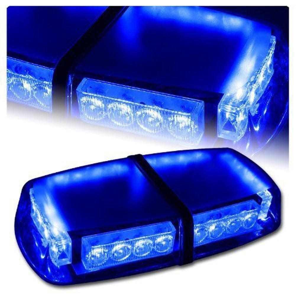 Economy LED Light Bar Blue Lights 11.8