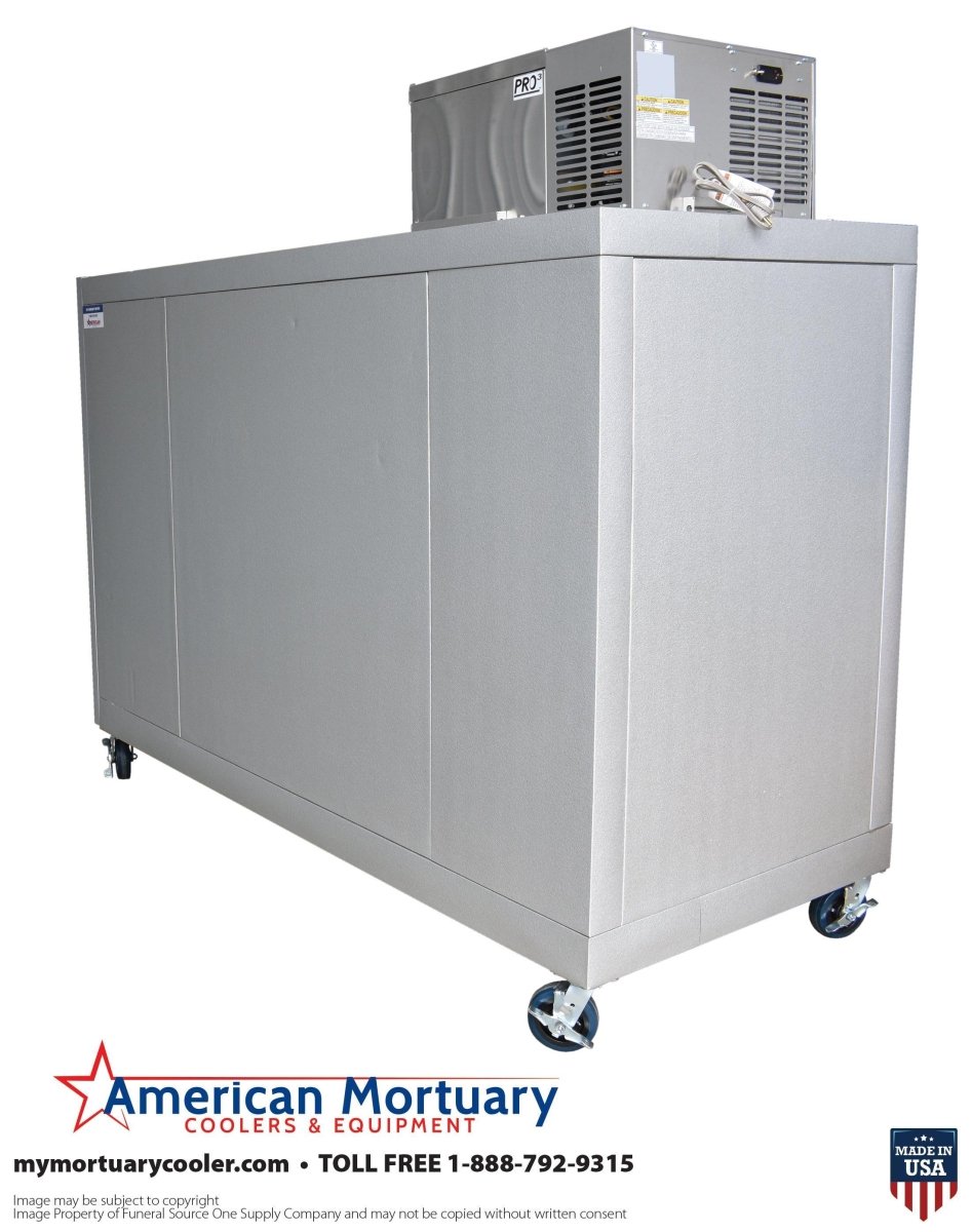 Extra Wide 3 Body Upright Mortuary Cooler – American - Made - American Mortuary Coolers & Equipments