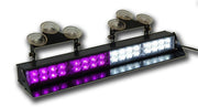 High Output Window Mount Strobe Bar Purple and White 17" - American Mortuary Coolers & Equipments
