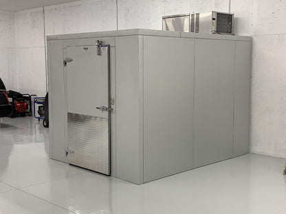 Value-Priced 8x10 Walk-In Mortuary Cooler: Large Capacity, Reliable Storage - American Mortuary Coolers Powered by Funeral Source One Supply Company 