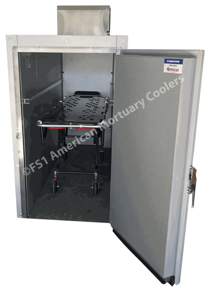 2-Body Roll-In Mortuary Cooler | American Mortuary Coolers - American Mortuary Coolers Powered by Funeral Source One Supply Company 